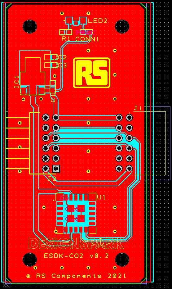 ESDK CO2 board layout