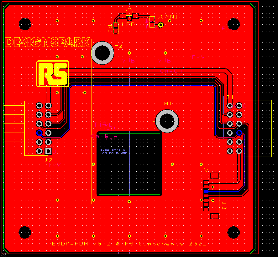 ESDK FDH board layout