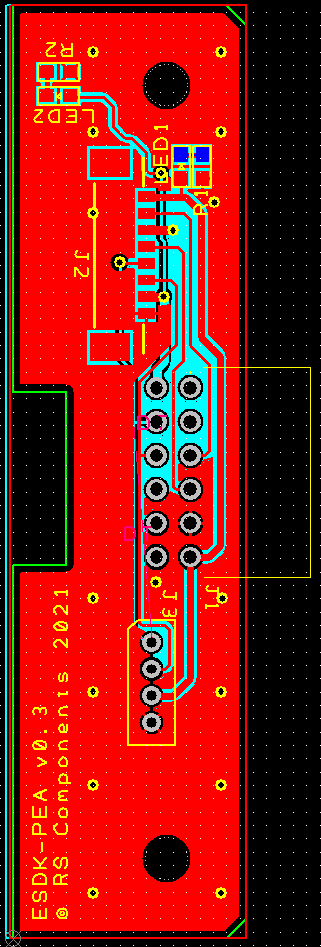 ESDK PEA board layout