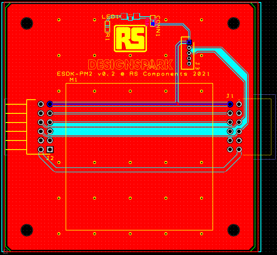 ESDK PM2 board layout